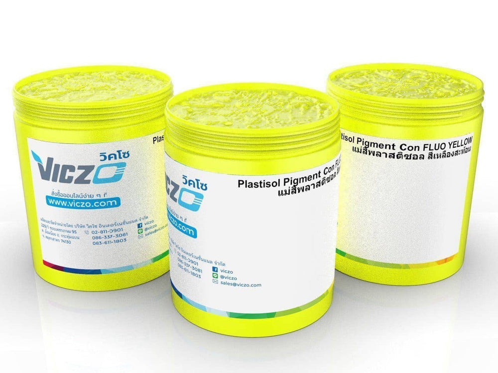 Plastisol Pigment CONCENTRATE FLUORESCENT YELLOW Viczo